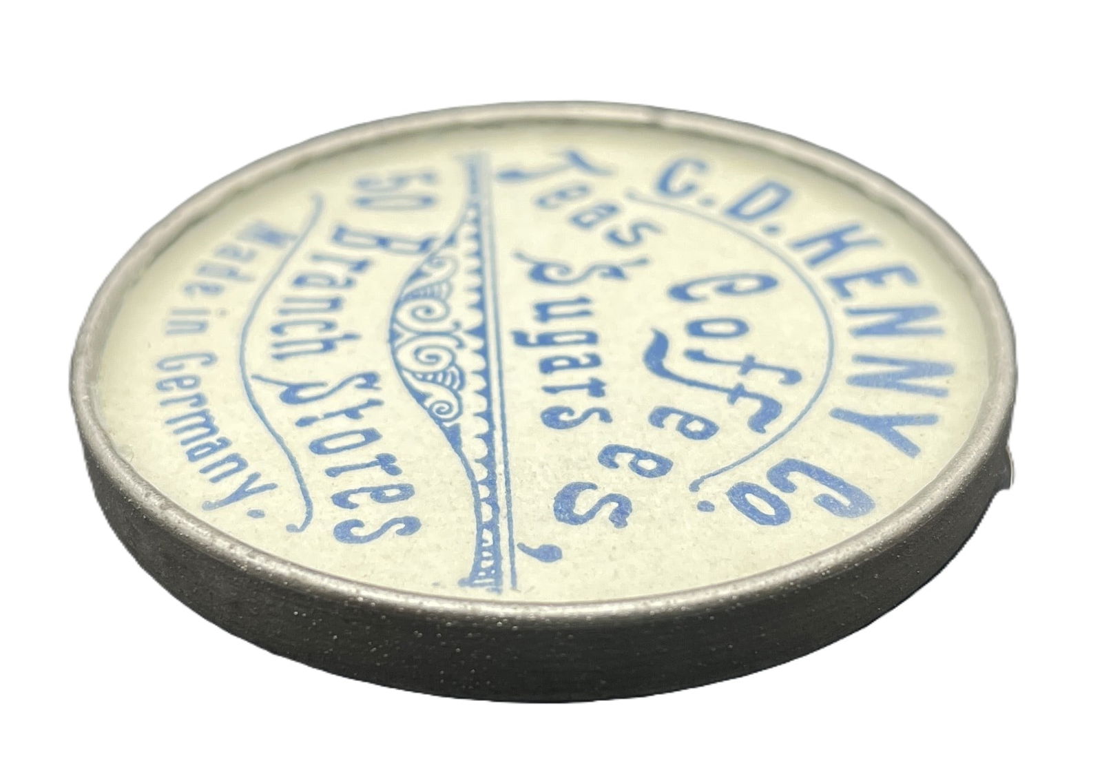 RARE C 1900 C. D. KENNY BALTIMORE POCKET MIRROR GERMANY 50 Stores - 3