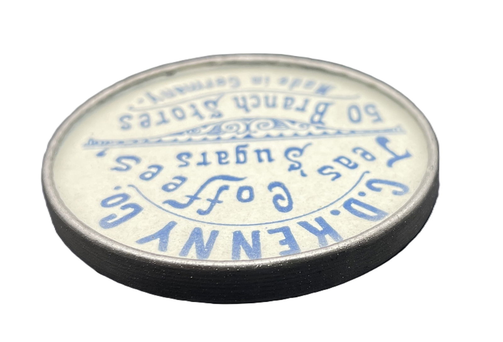 RARE C 1900 C. D. KENNY BALTIMORE POCKET MIRROR GERMANY 50 Stores - 4