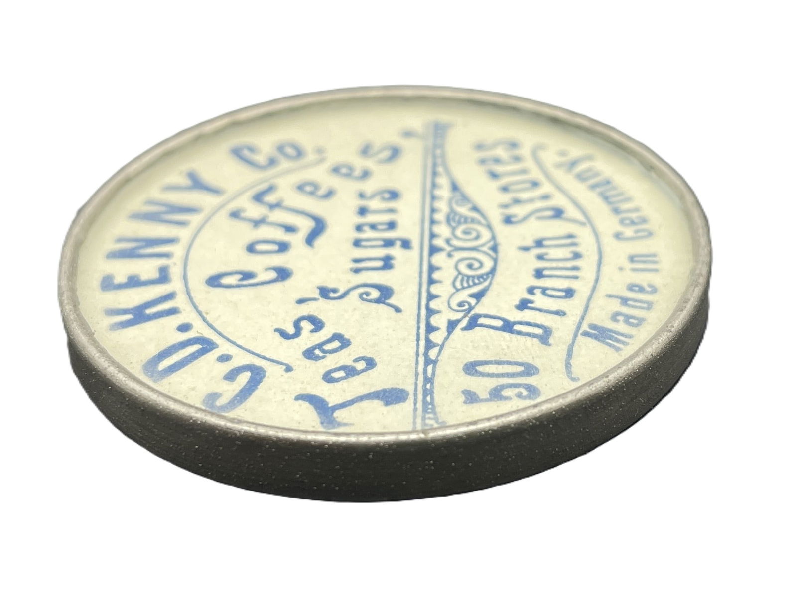 RARE C 1900 C. D. KENNY BALTIMORE POCKET MIRROR GERMANY 50 Stores - 5