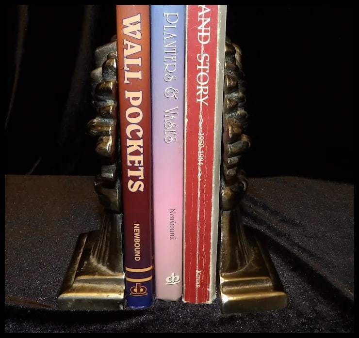 Polished Stainless Steel Wheat Sheaves Bookends - 7