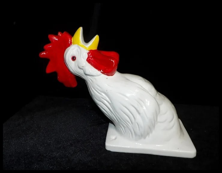 Enesco Rooster Head Kitchen Towel/Apron Holder - 4