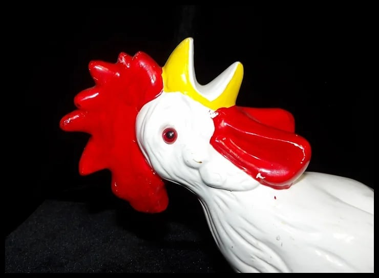 Enesco Rooster Head Kitchen Towel/Apron Holder - 5