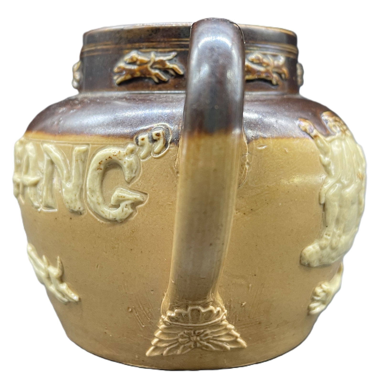 RARE ROYAL DOULTON BLACKGANG STONEWARE JUG 4276 England - 3