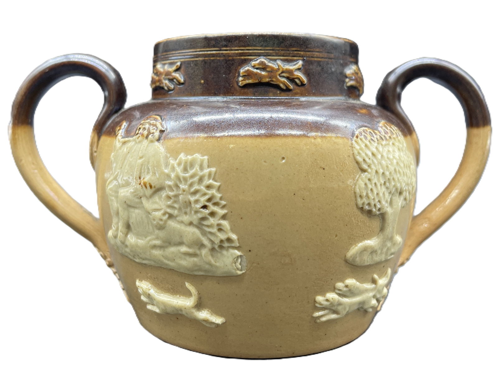 RARE ROYAL DOULTON BLACKGANG STONEWARE JUG 4276 England - 6