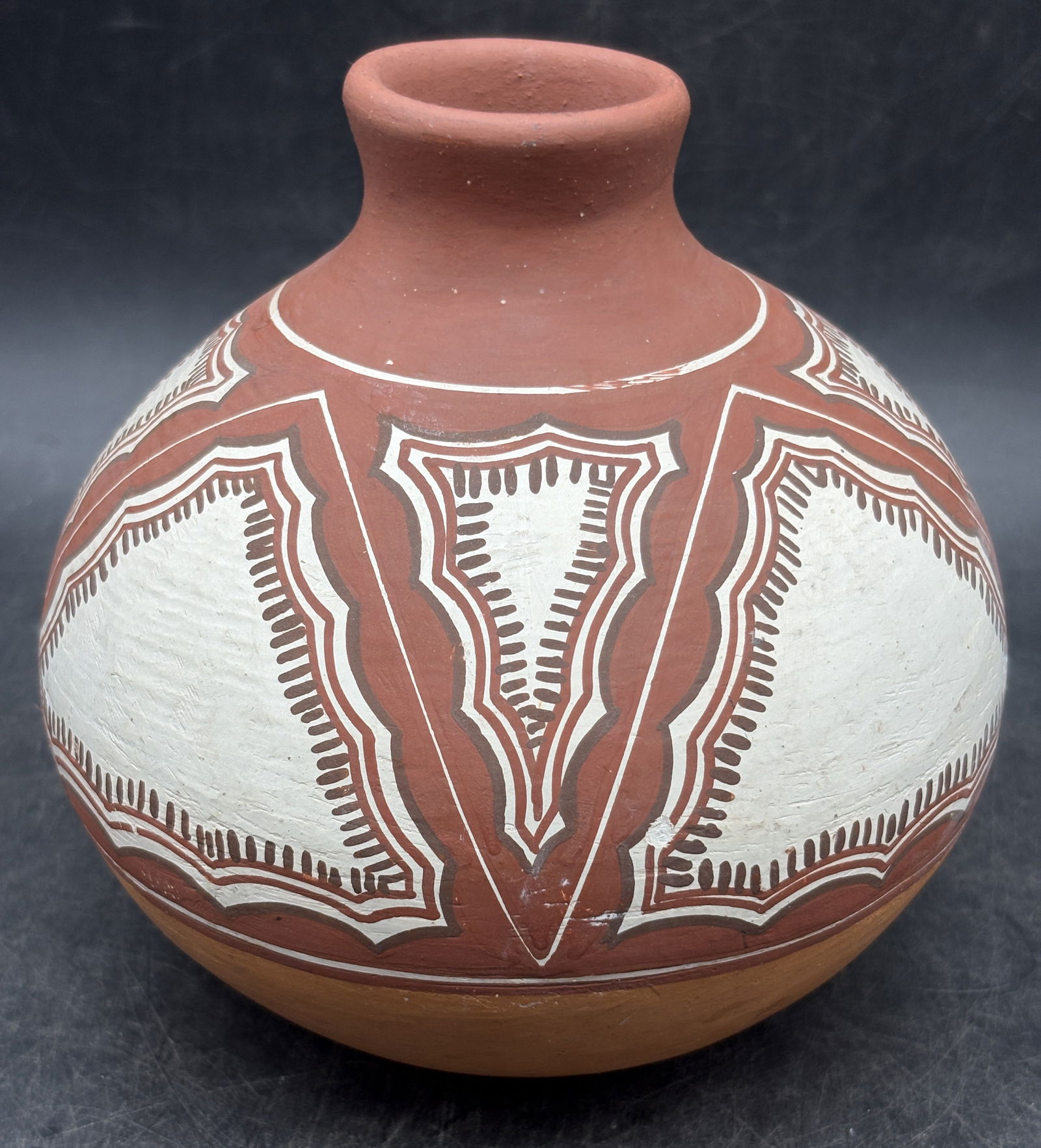 Vintage Quibor Lara Native Pottery Handpainted Signed Venezuela - 2