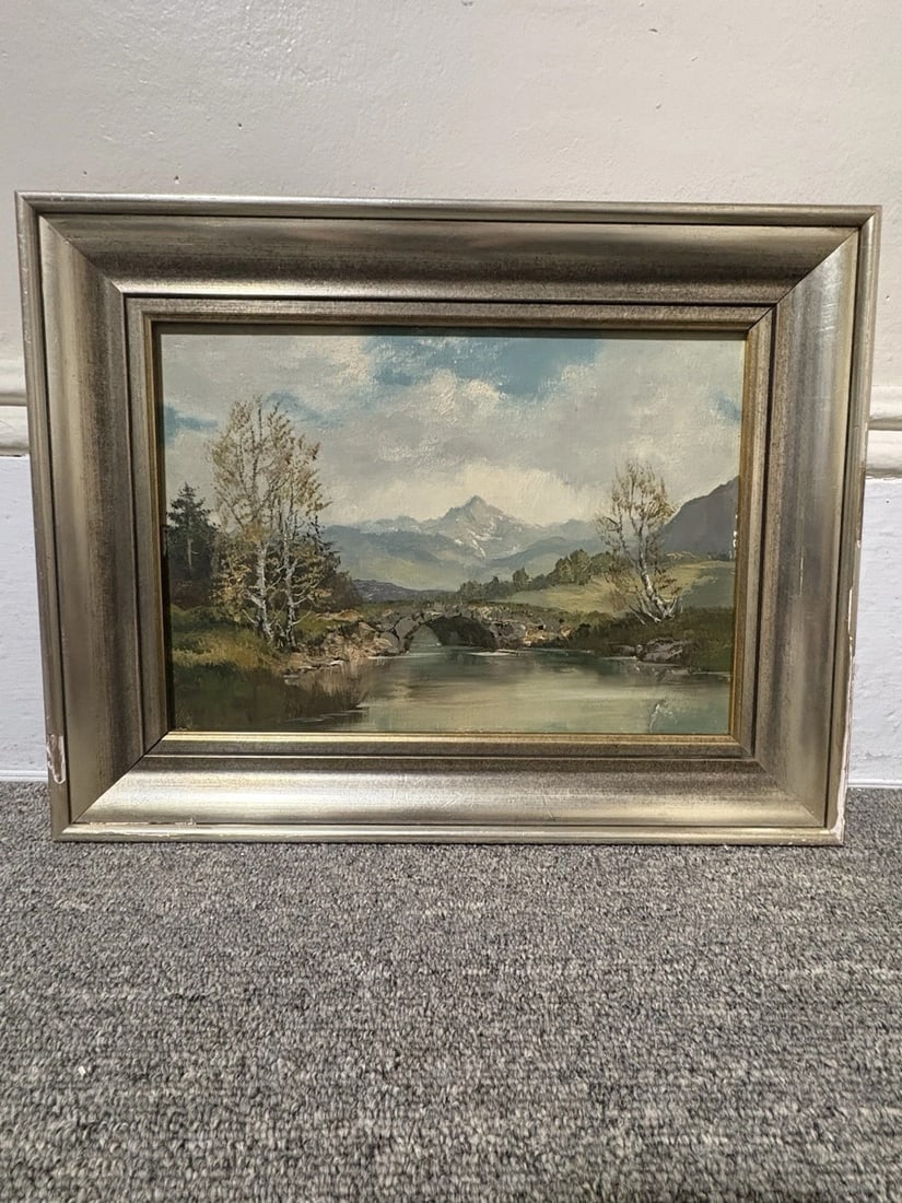 Oil On Board Landscape Painting (1 of 6)