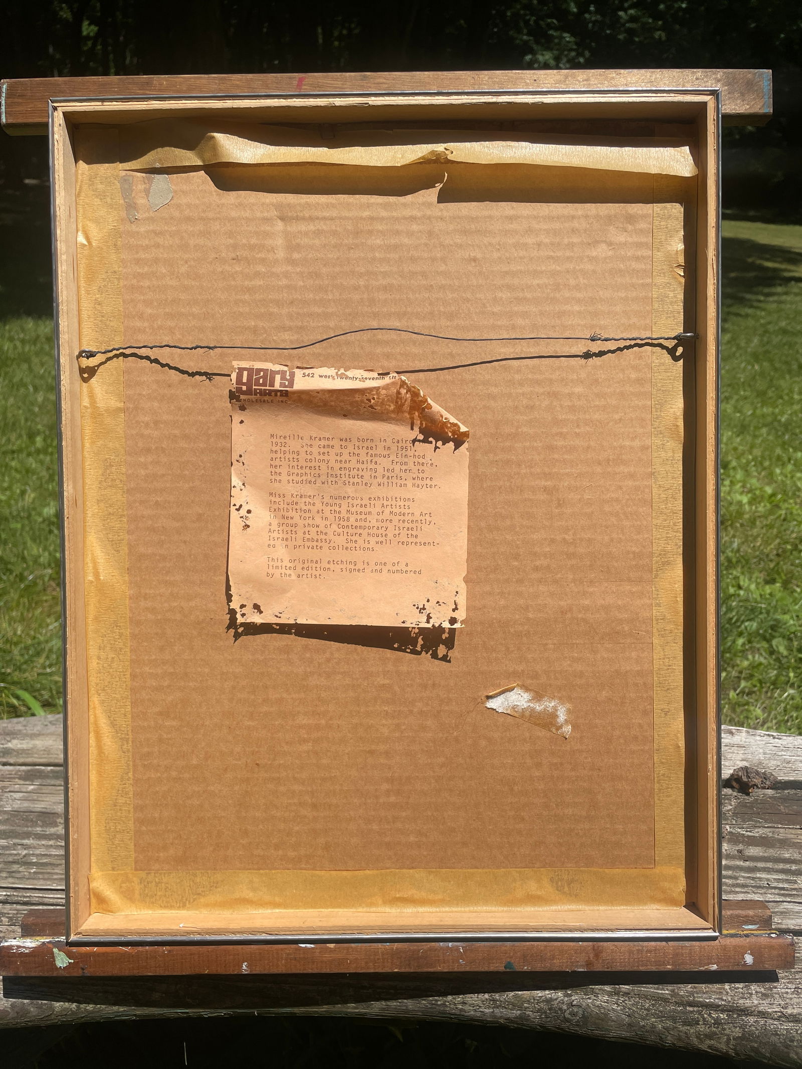 MIREILLE KRAMER LITHOGRAPH SIGNED 106/125 Framed - 4