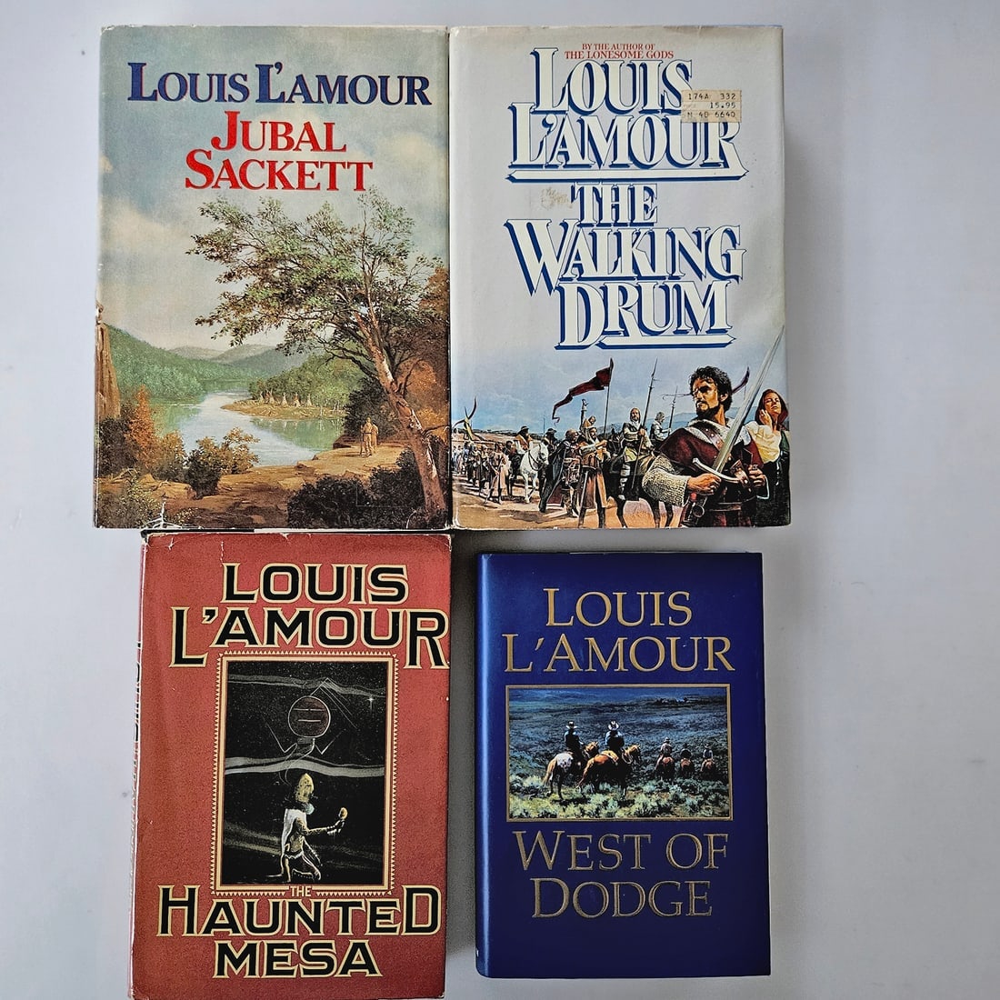 Louis L’Amour Hard Cover with Dust Jacket Book set of 4 (1 of 5)