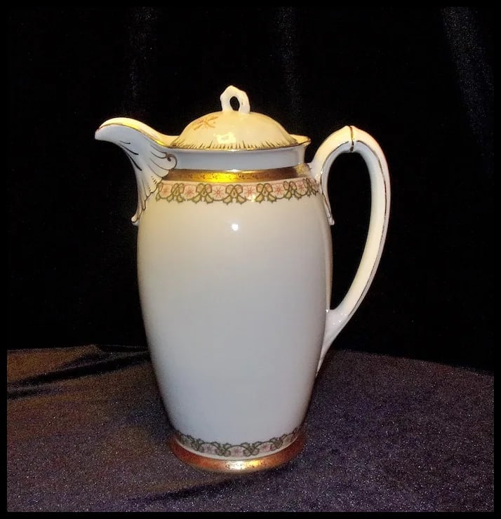 Antique Moritz Zdekauer Germany/ Czechoslovakia Coffee Pot - 2