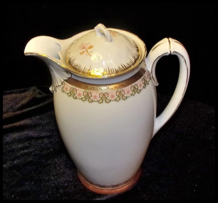 Antique Moritz Zdekauer Germany/ Czechoslovakia Coffee Pot - 3