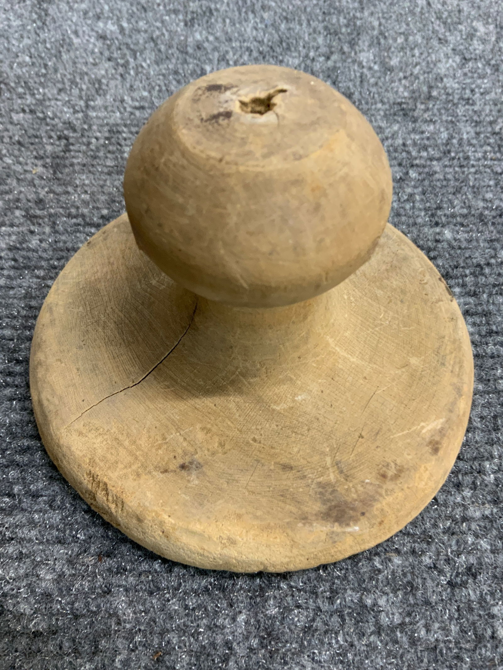 Four Leaves with Central Star Butter Stamp - 4