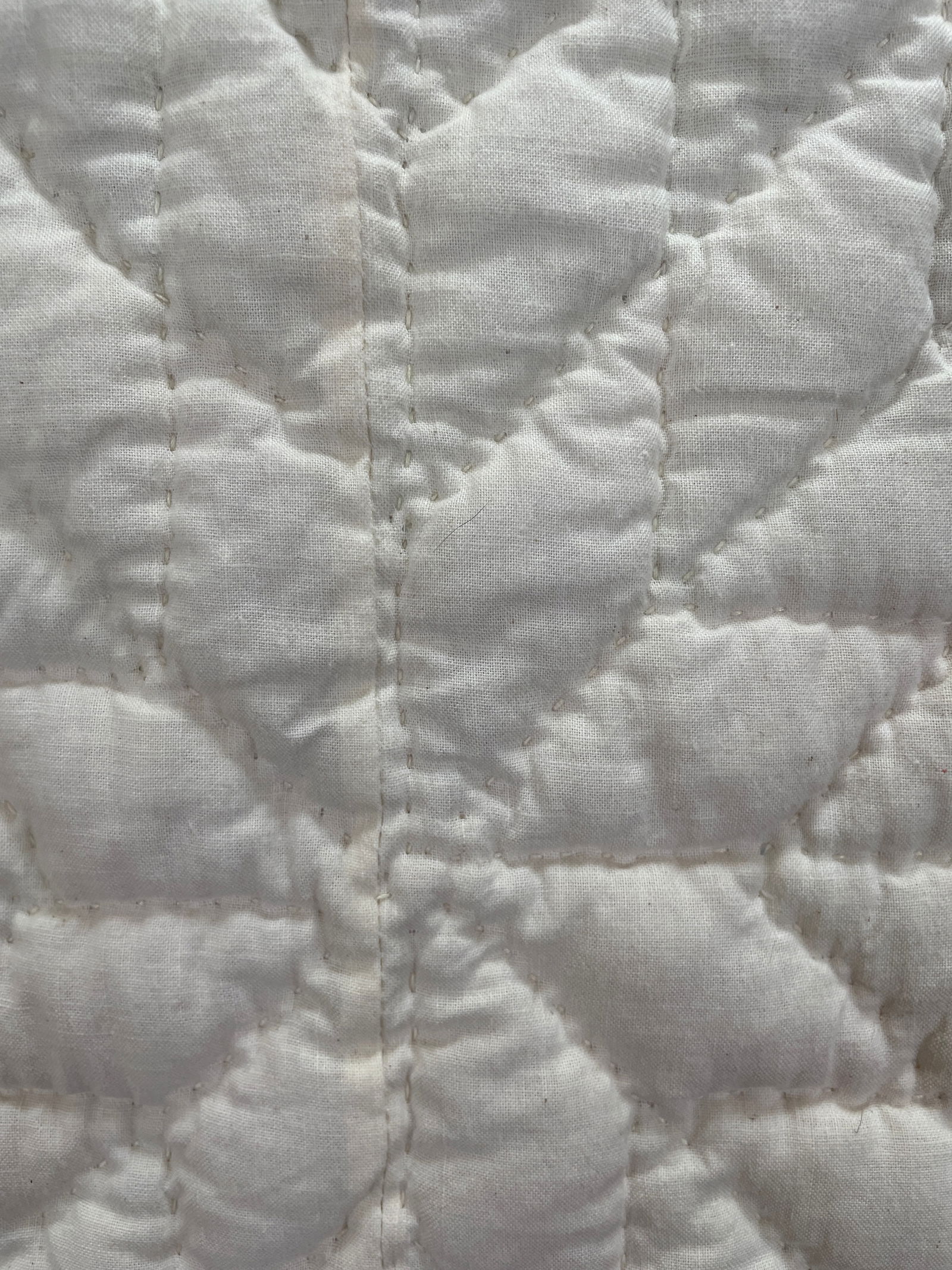 HANDMADE STAR PATTERN QUILT 95" x 80" - 7