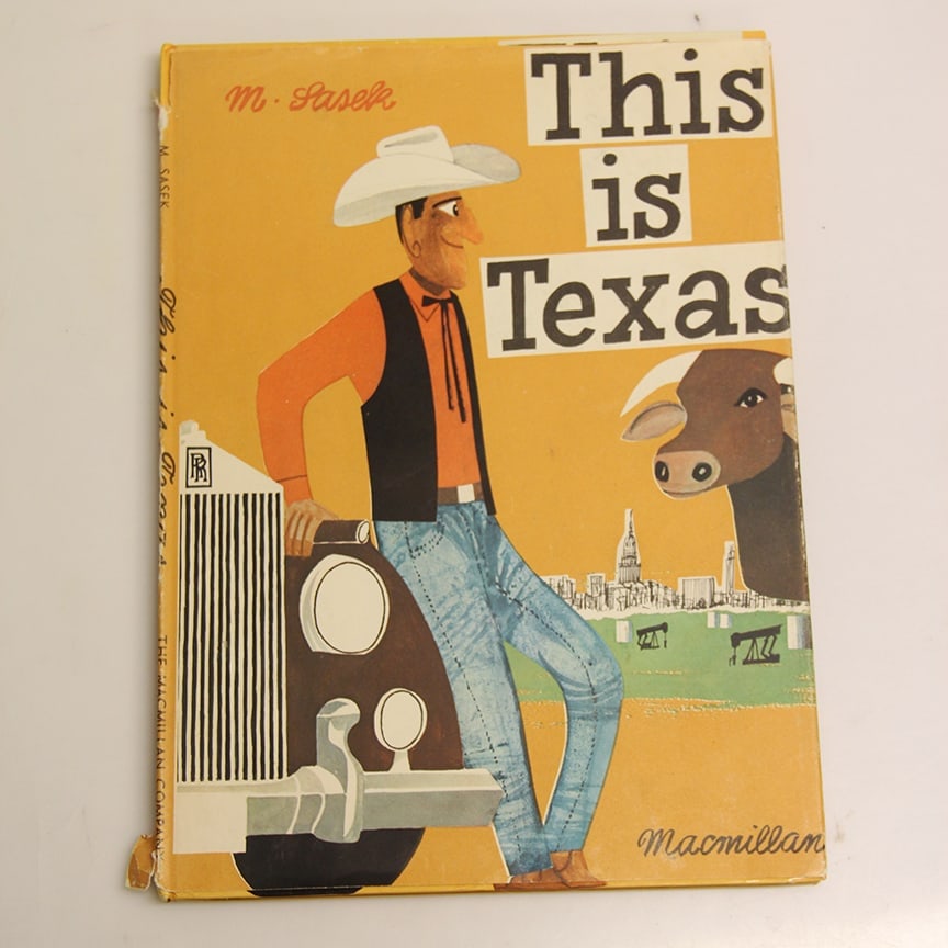 This is Texas M Sasek 1967 1st Edition Hard Cover Dust Jacket (1 of 9)