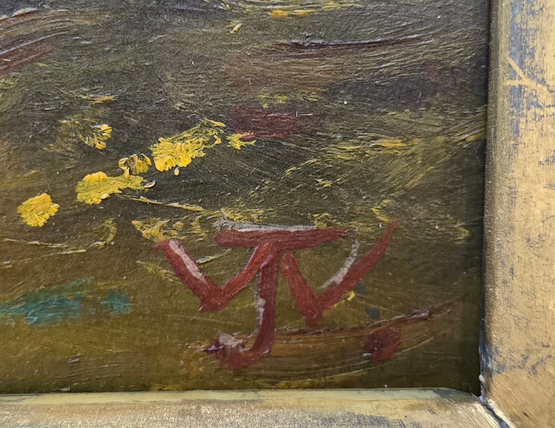 Oil on Acadamy board chickens - 3