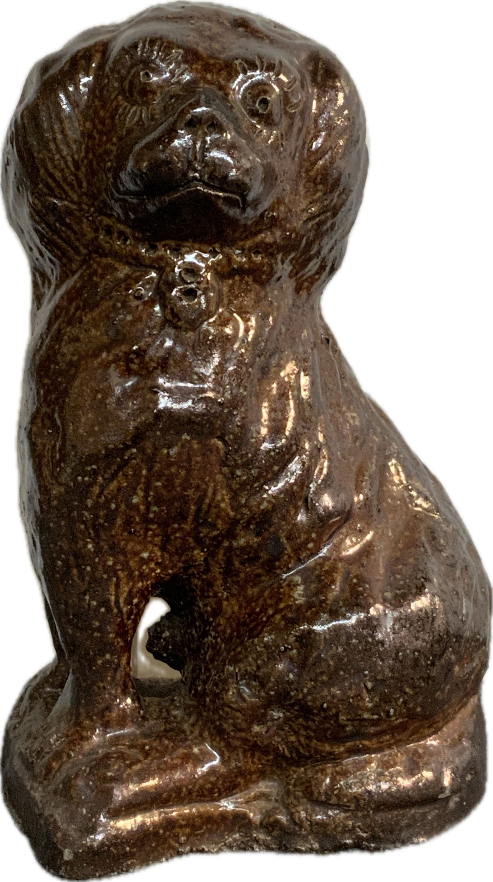 Ohio Sewer Tile Figure of a Spaniel