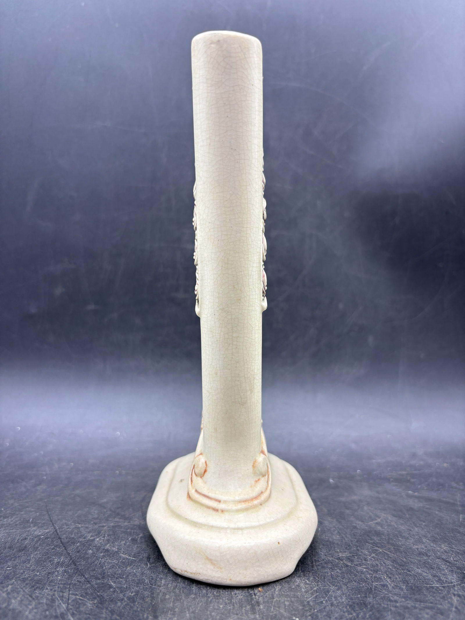 Weller ROMA Pottery Triple Bud Vase Art Pottery 1914-1920 - 5