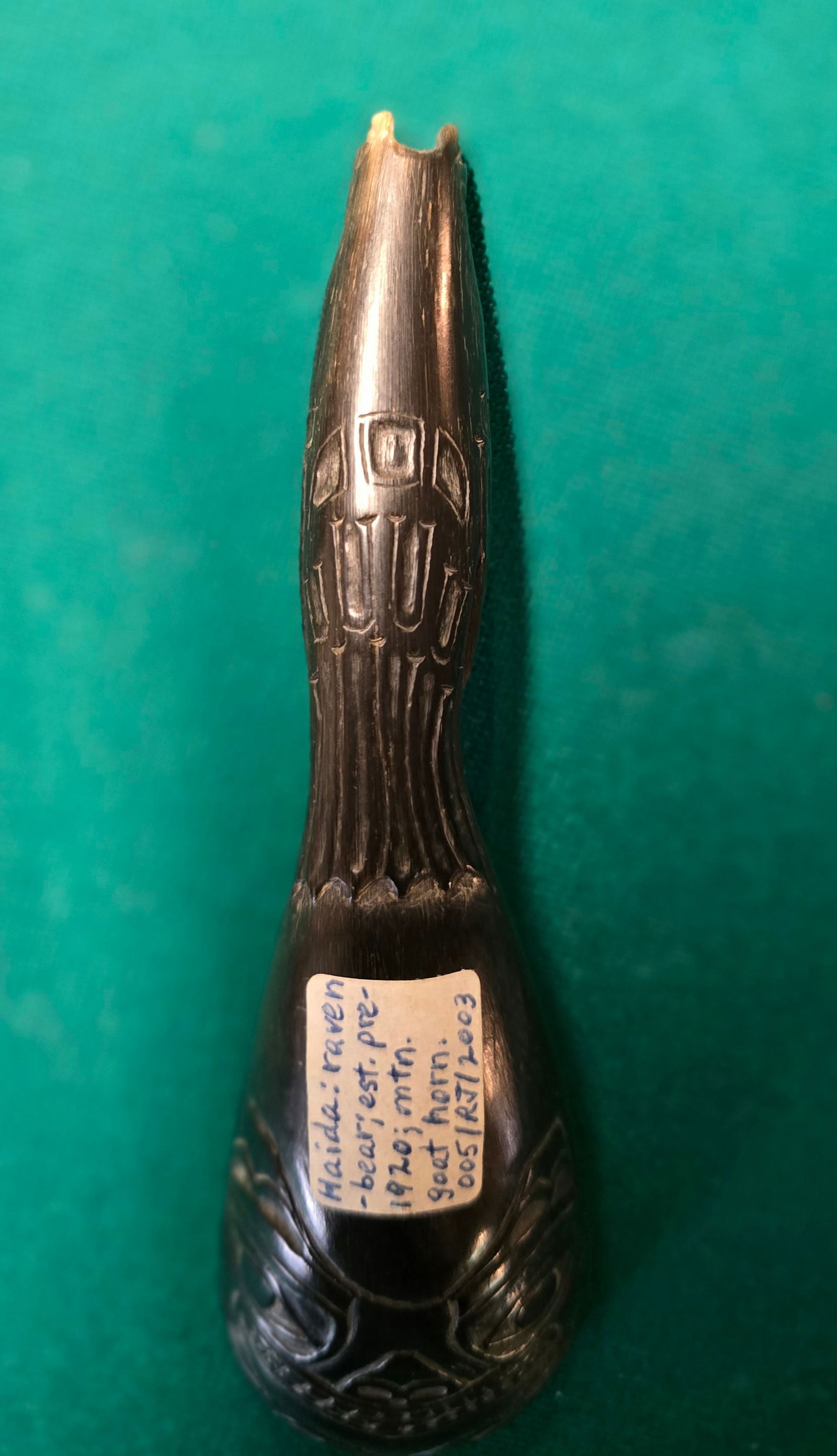 Haida horn spoon - 2