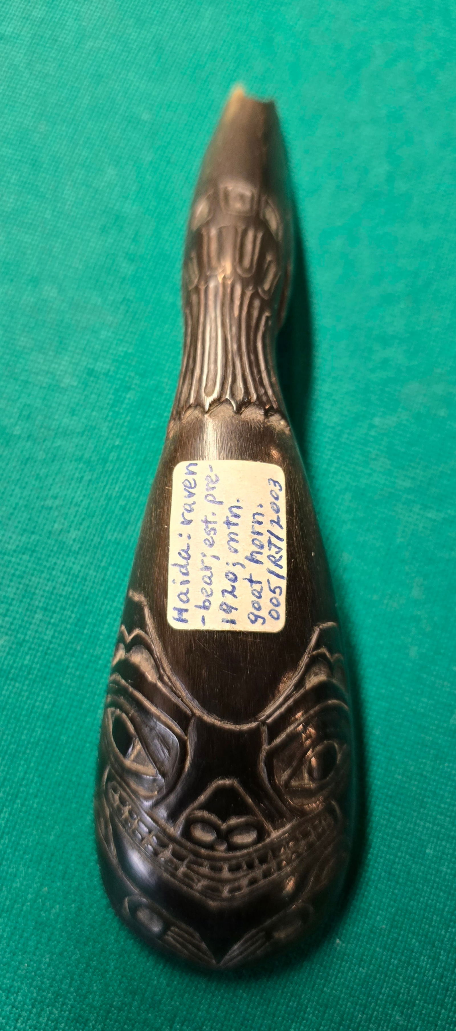 Haida horn spoon - 3