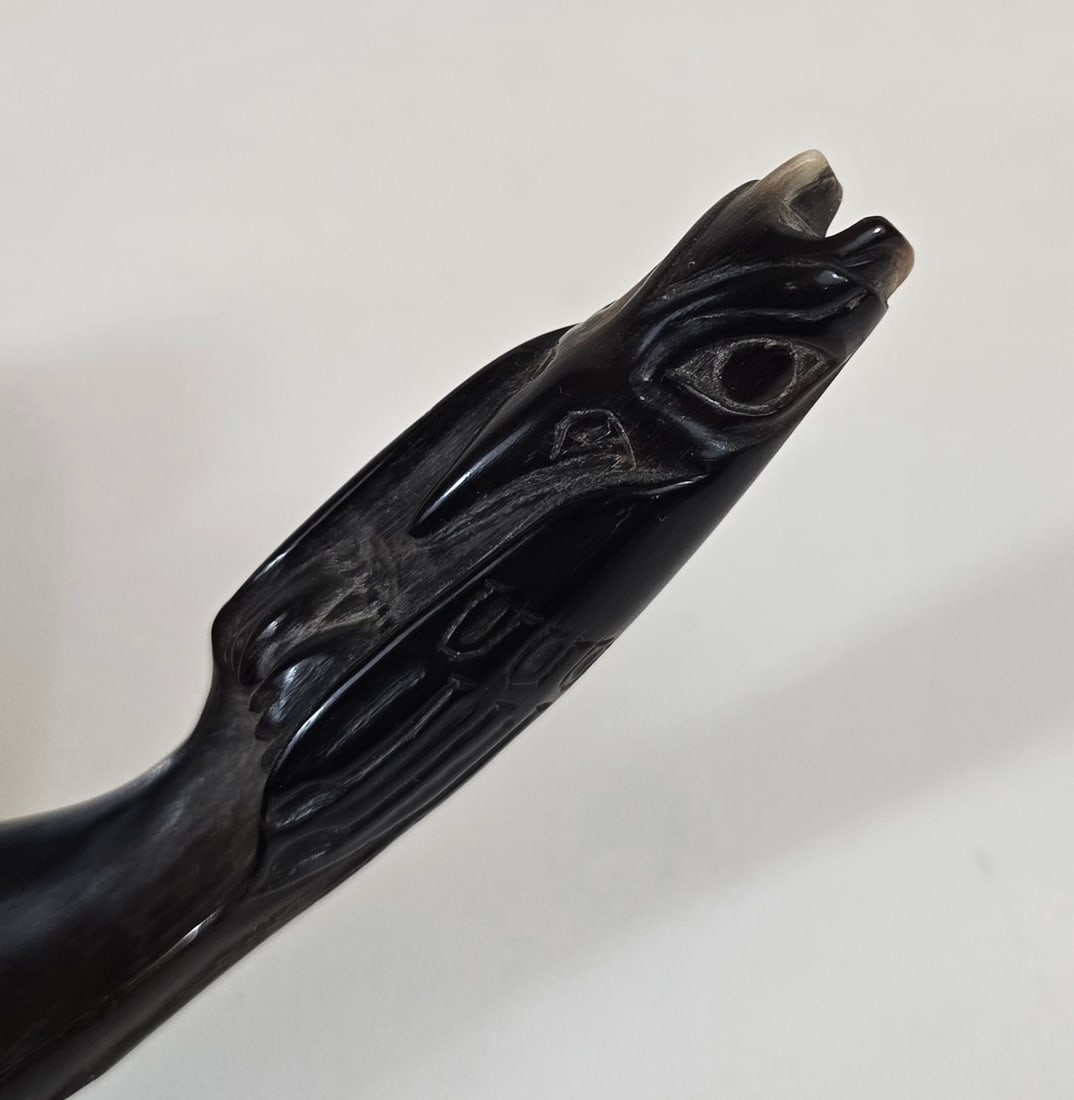 Haida horn spoon - 5