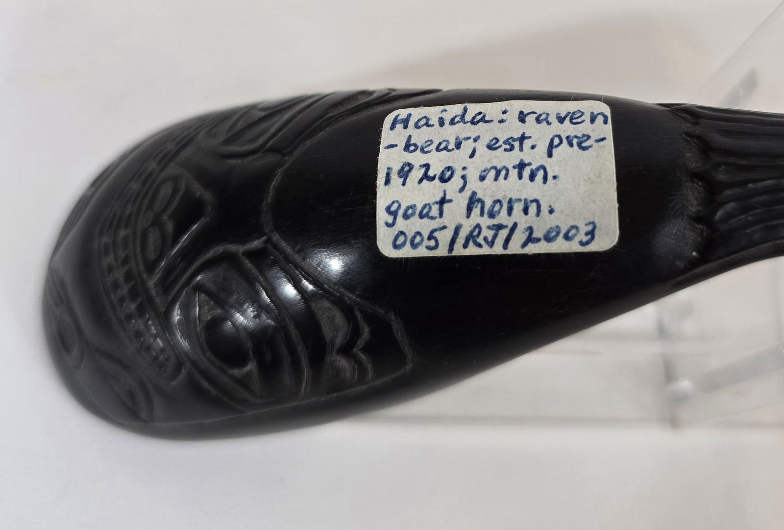 Haida horn spoon - 6