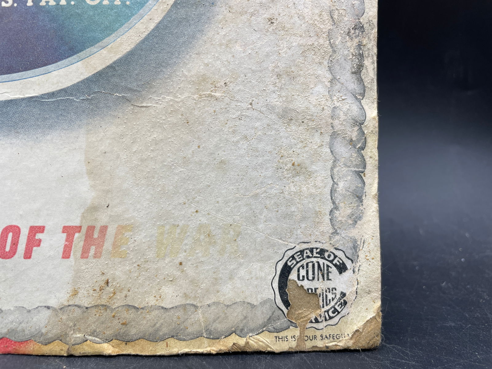 Rare 1940's Cone Denim Advertising 19" x 14" - 6