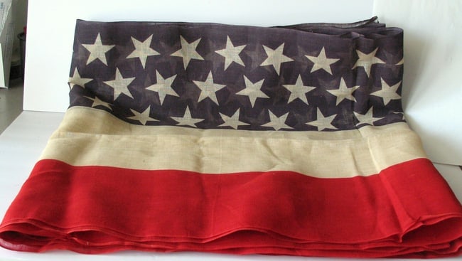 Huge amount of antique patriotic bunting. (1 of 4)