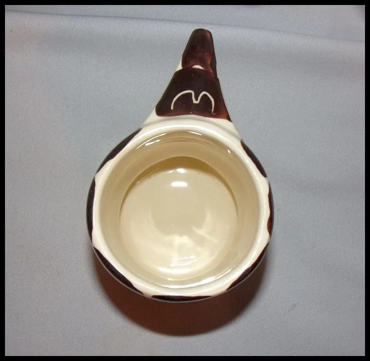 Purinton Pottery Slip Ware MCM Brown Intaglio Grand Mug - 7