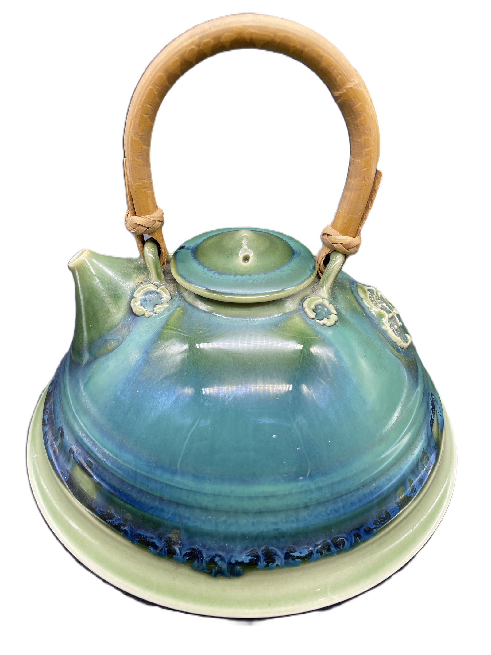 ART POTTERY TEA POT - ARTIST SIGNED. Stephen Fabrico 1977 - 2