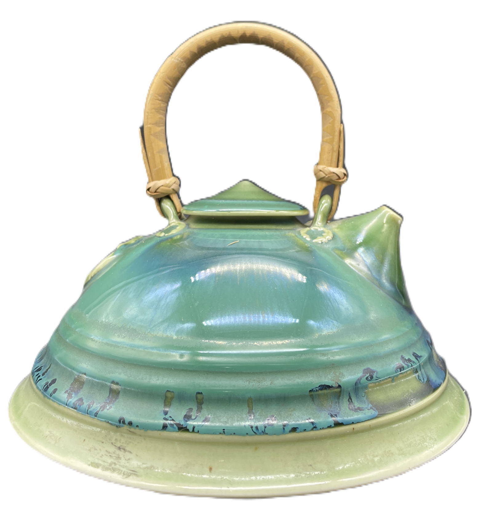 ART POTTERY TEA POT - ARTIST SIGNED. Stephen Fabrico 1977 - 4