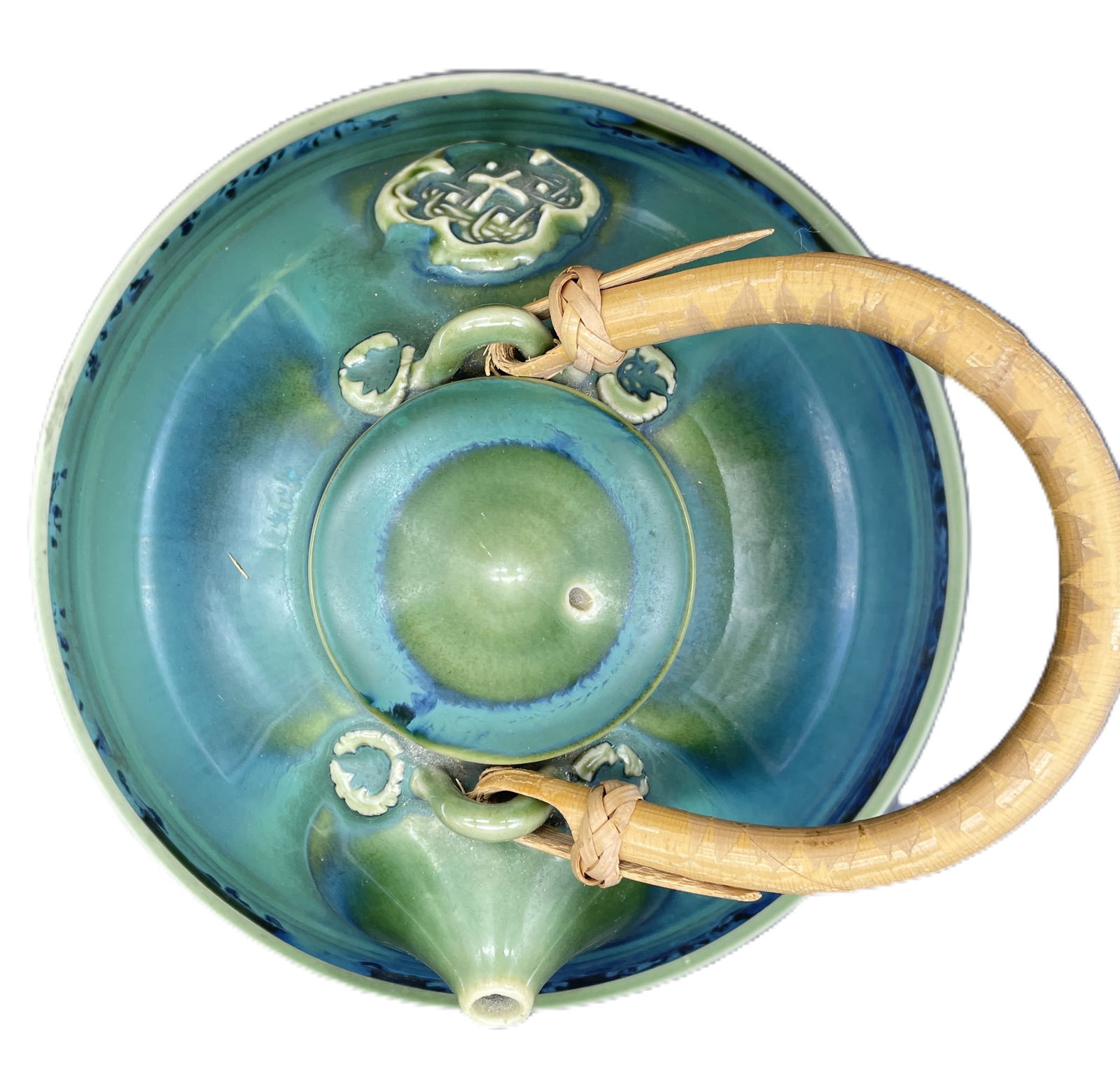 ART POTTERY TEA POT - ARTIST SIGNED. Stephen Fabrico 1977 - 6