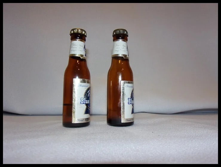 Vintage Pabst Blue Ribbon Miniature Beer Bottle by Bills Milwaukee - 6