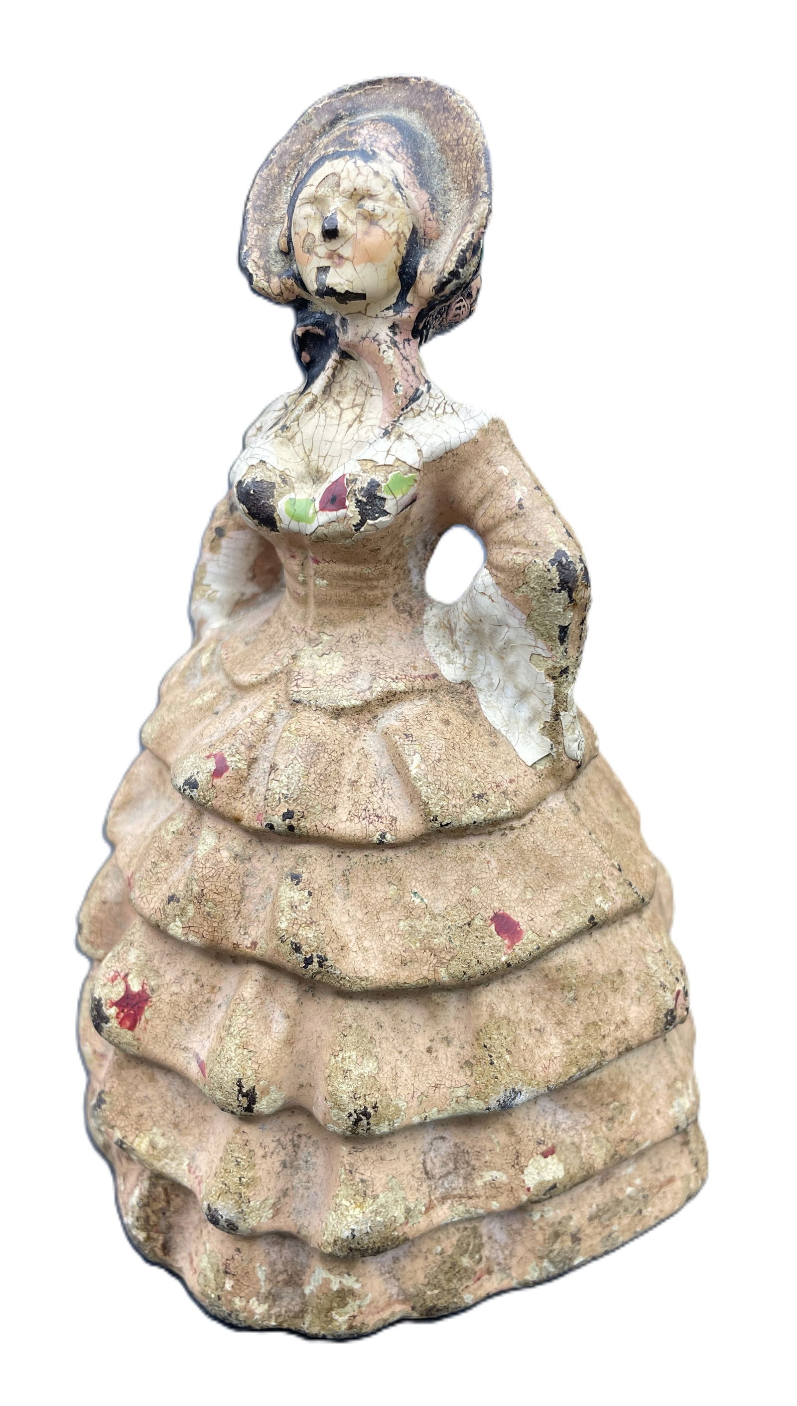 Cast Iron Doorstop Victorian Lady - 2