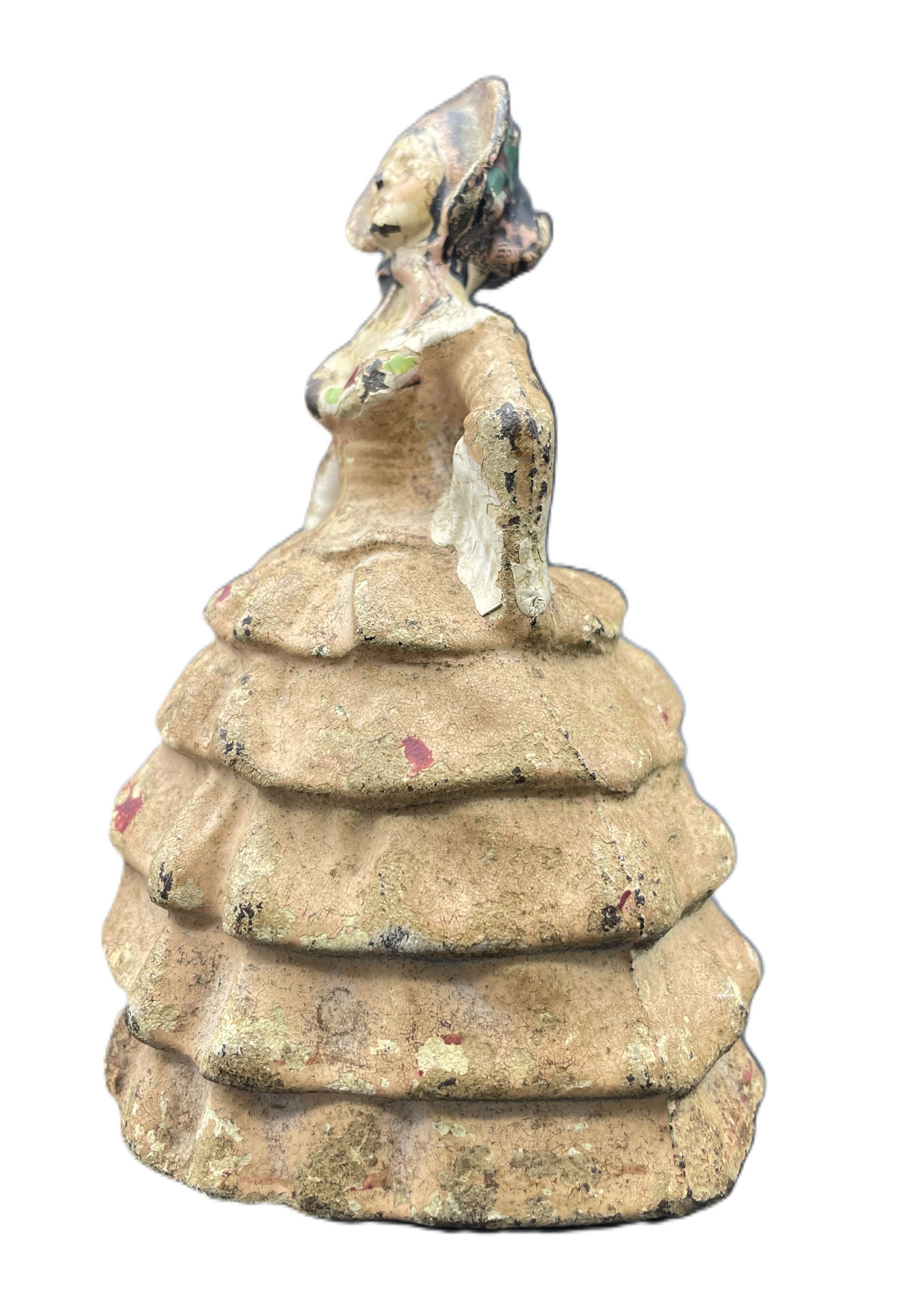 Cast Iron Doorstop Victorian Lady - 3