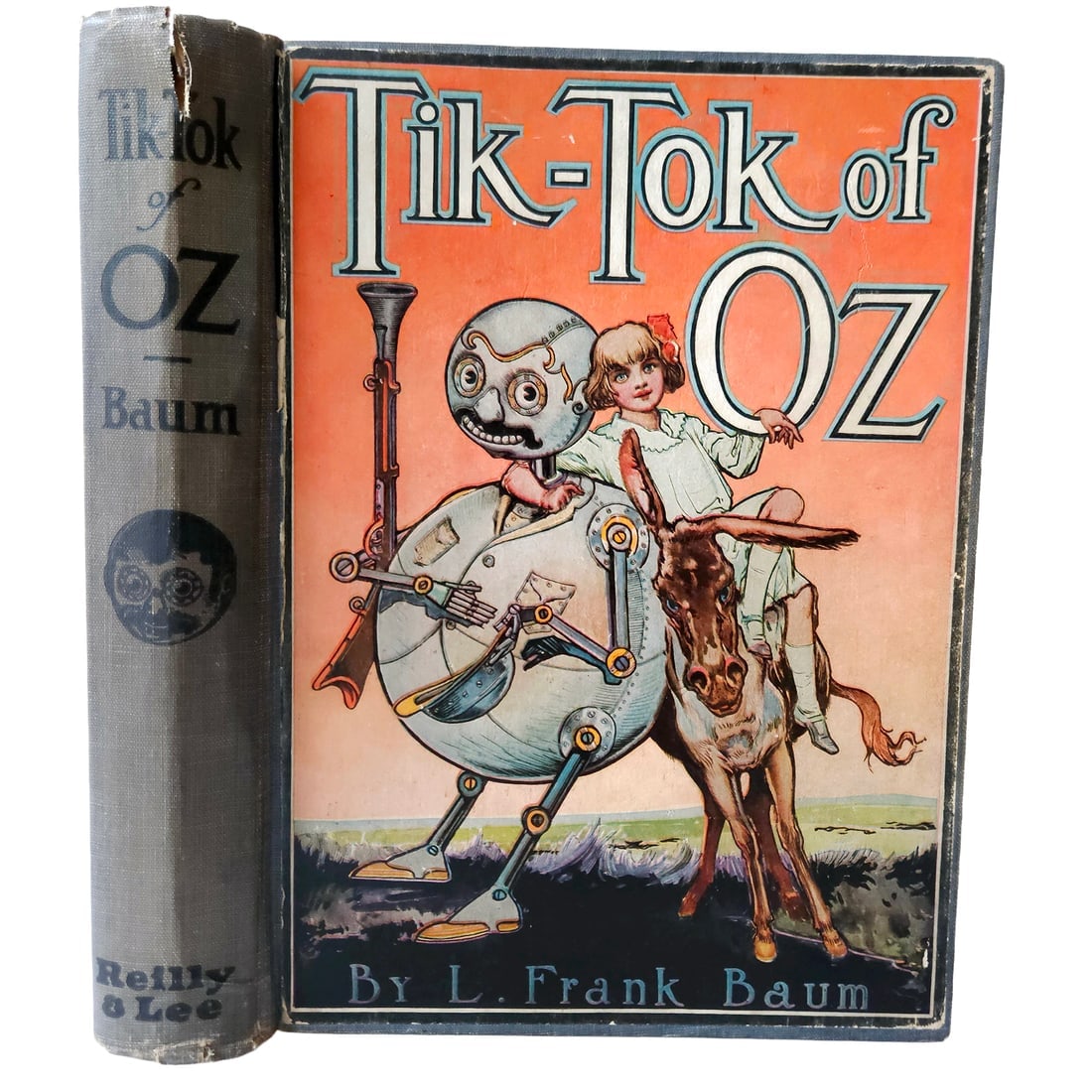Tik-Tok of Oz L Frank Baum Illustrated by John R Neill 1914 Hard Cover the Reilly & Lee Co. Chicago: Title: Tik-Tok of Oz L Frank Baum Illustrated by John R Neill 1914 Hard Cover the Reilly & Lee Co. Chicago Description: Tik-Tok of Oz L Frank Baum Illustrated by John R Neill 1914 Hard Cover the Reill