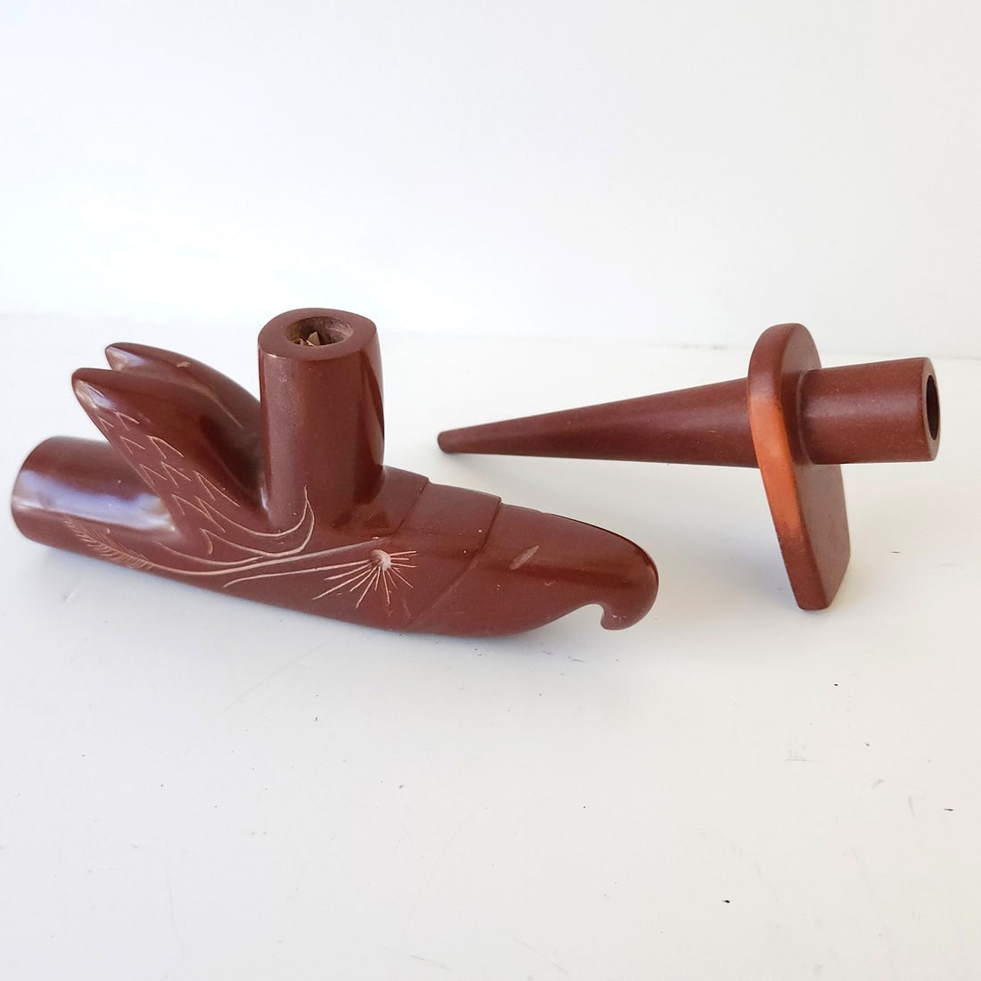 Native American Catlinite Pipes - 2