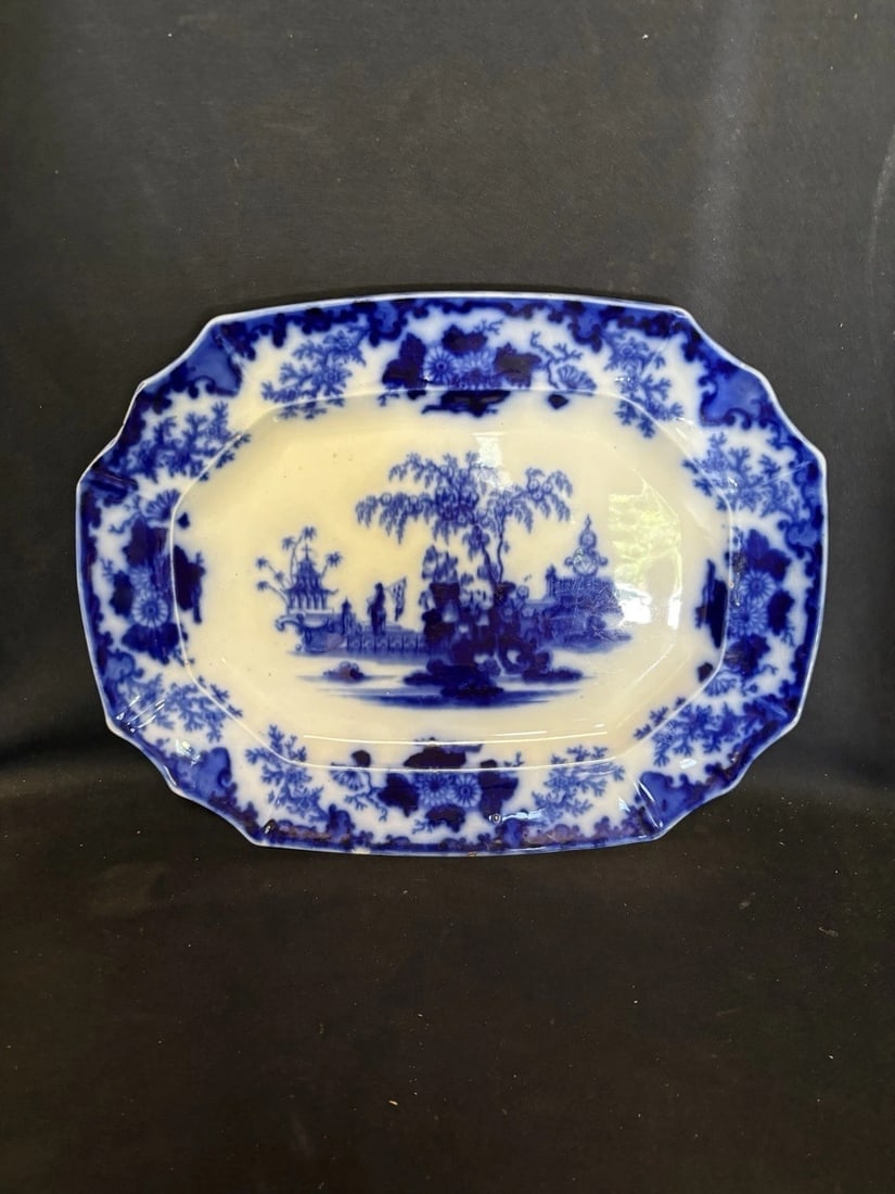 Flow Blue Scinde Platter