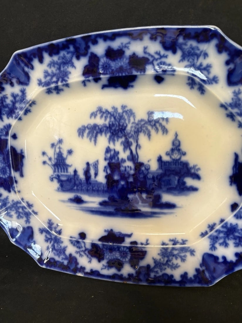 Flow Blue Scinde Platter - 3
