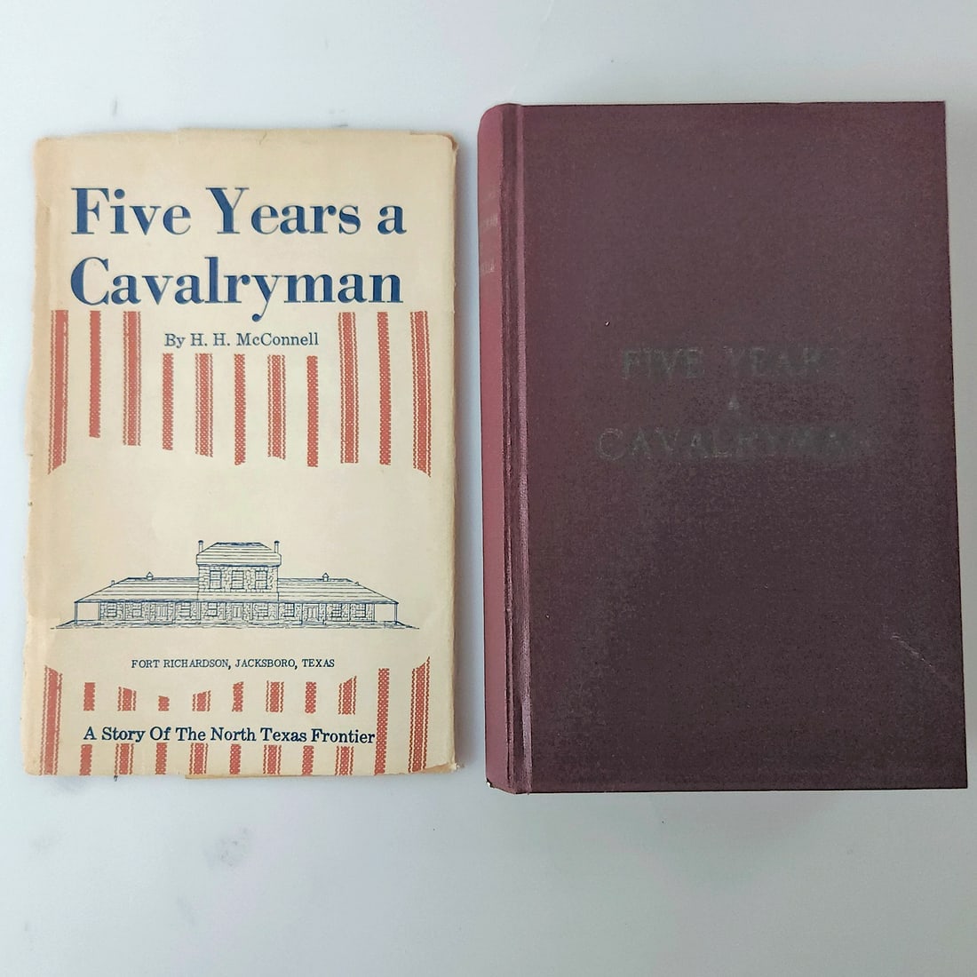 Five Years a Cavalryman by HH McConnell A Story of the North Texas Frontier HC DJ: Title: Five Years a Cavalryman by HH McConnell A Story of the North Texas Frontier HC DJ Description: 2nd Edition 1963 for Jack County Historical Society Book is in solid condition. Previous owner sig