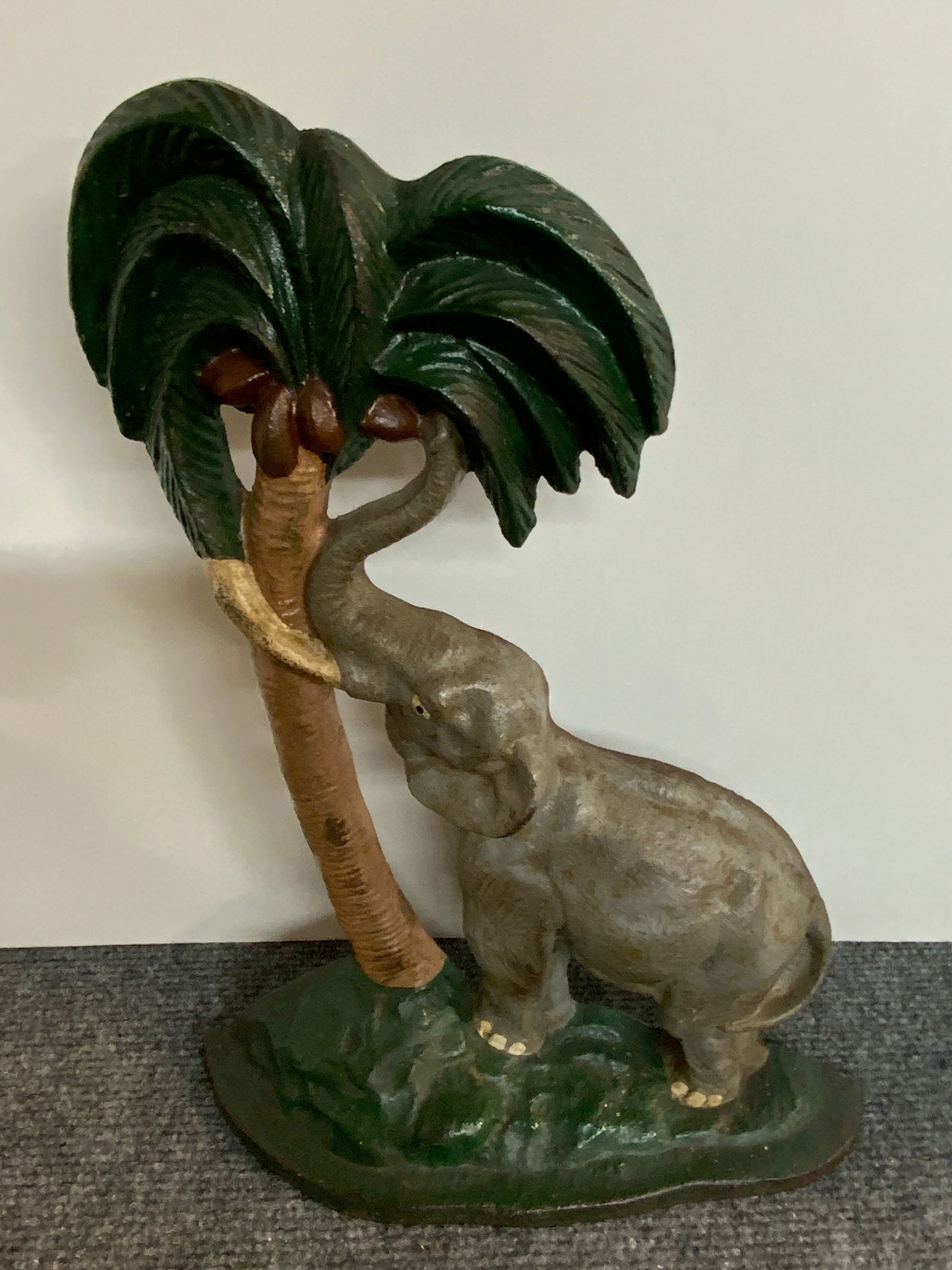 Cast Iron Elephant Doorstop - 3
