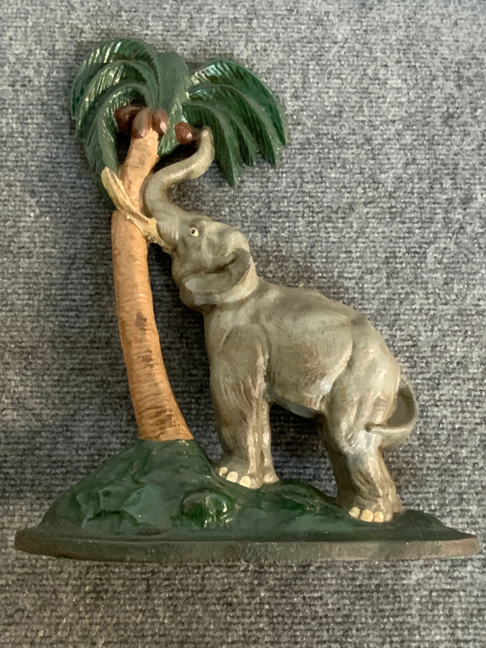 Cast Iron Elephant Doorstop - 4