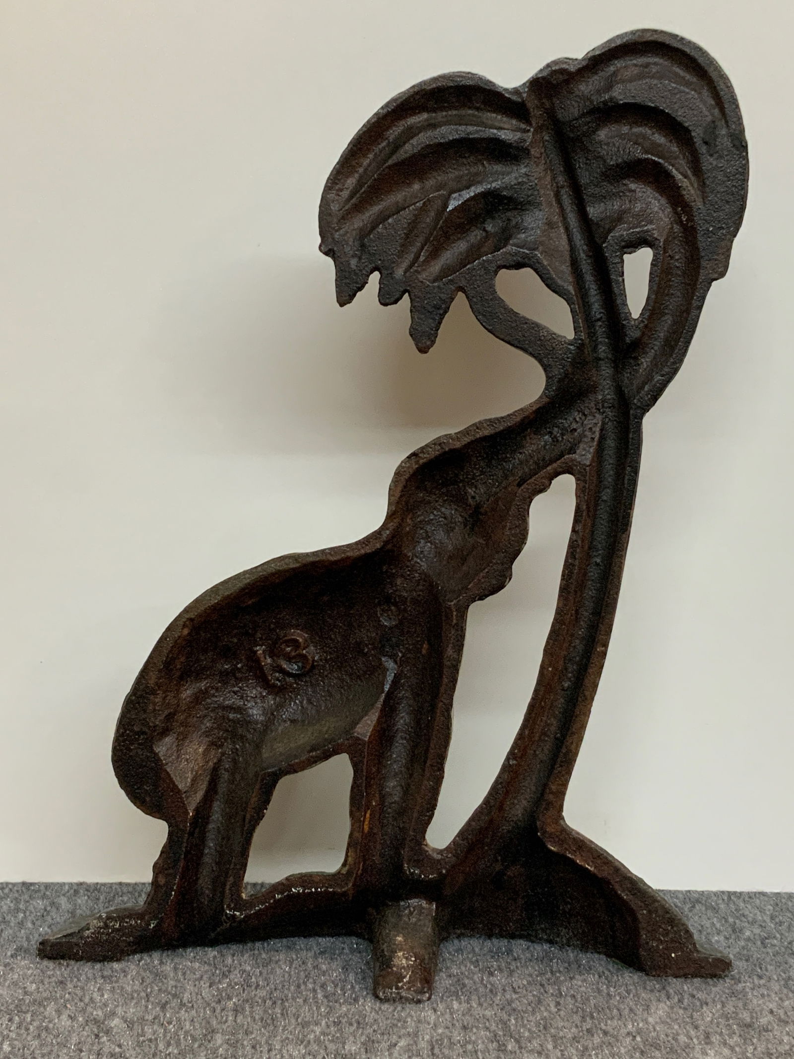 Cast Iron Elephant Doorstop - 5