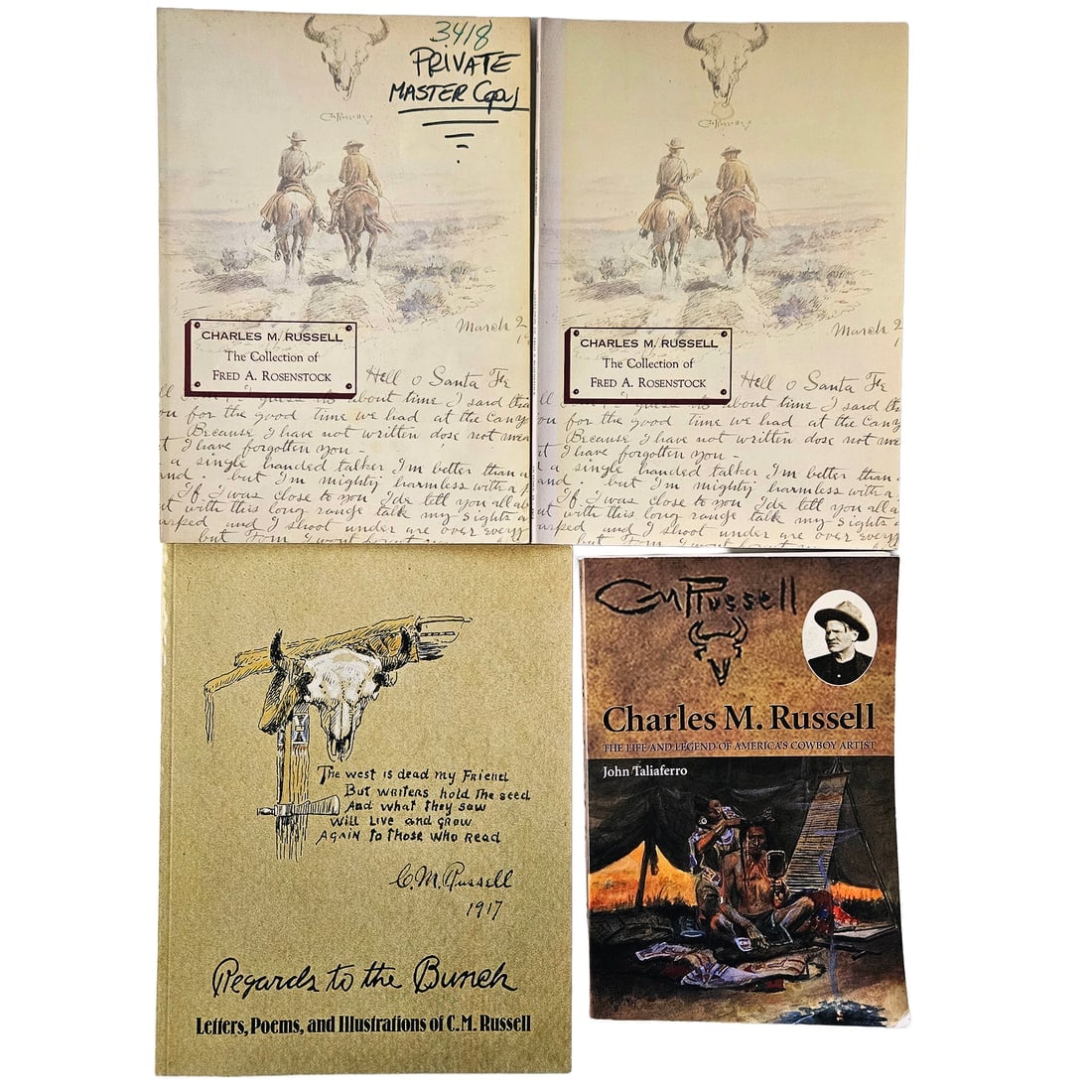 Charles Russell Book Collection and Auction Catalogues: Title: Charles Russell Book Collection and Auction Catalogues Description: Charles Russell Book Collection Charles M. Russell Auction Catalogue: The Collection of Fred A. Rosenstock Sotheby Parke Bern