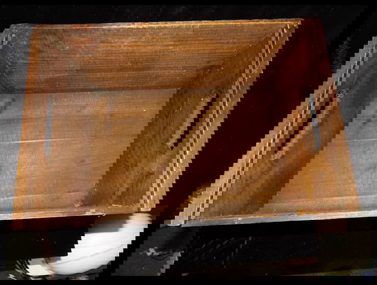 Vintage Moosehead Canadian Lager Beer Crate Dovetail Wood Box - 9