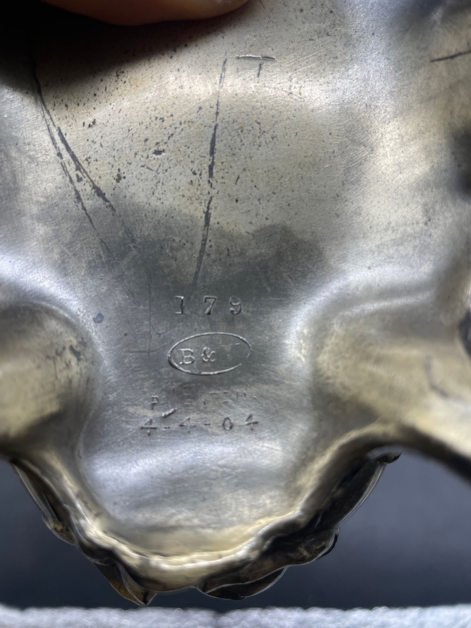 B&W #179 Original Art Nouveau Jewelry Casket / Trinket Box 1904 w Lining - 8