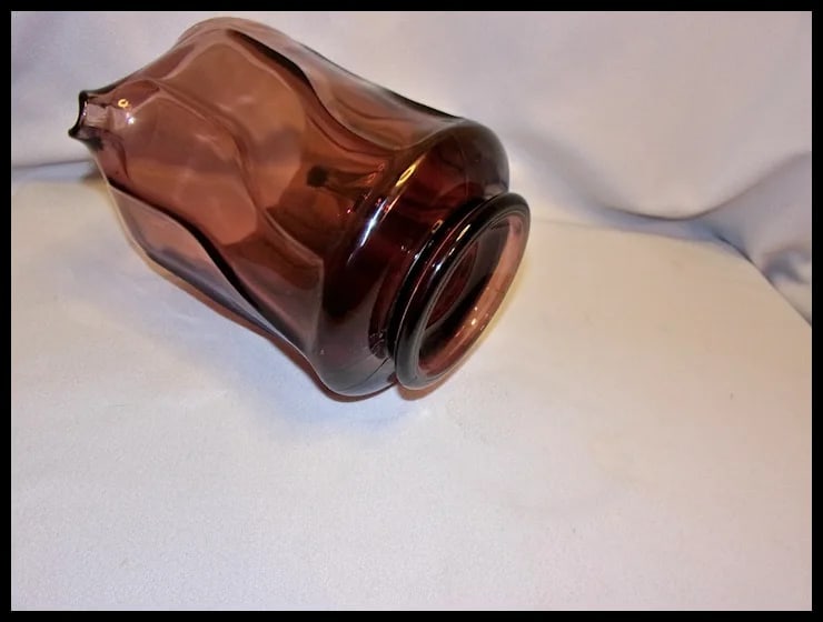 Vintage Fostoria Jamestown Purple 40 Oz Pitcher - 8