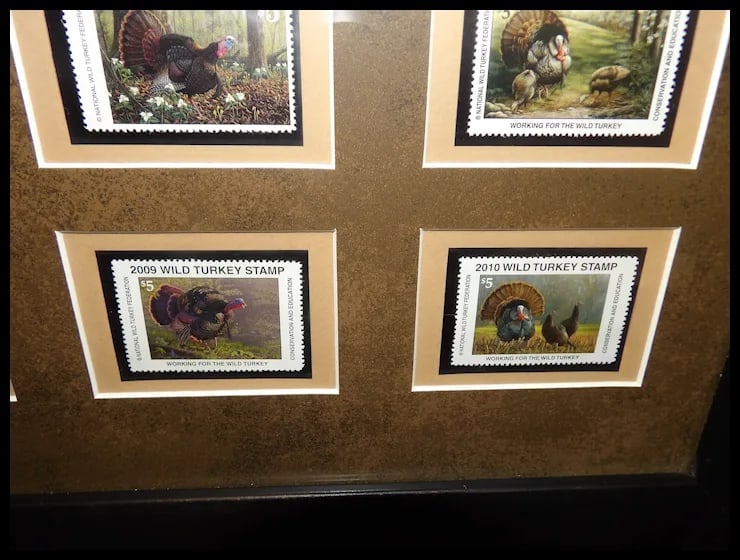National Wildlife Foundation Turkey Stamps 1990-2010 - 4