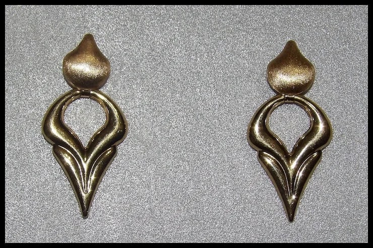 Brev Italian 14 KT Gold Convertible Hearts Earrings - 2