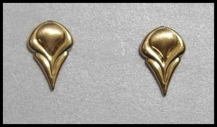 Brev Italian 14 KT Gold Convertible Hearts Earrings - 6