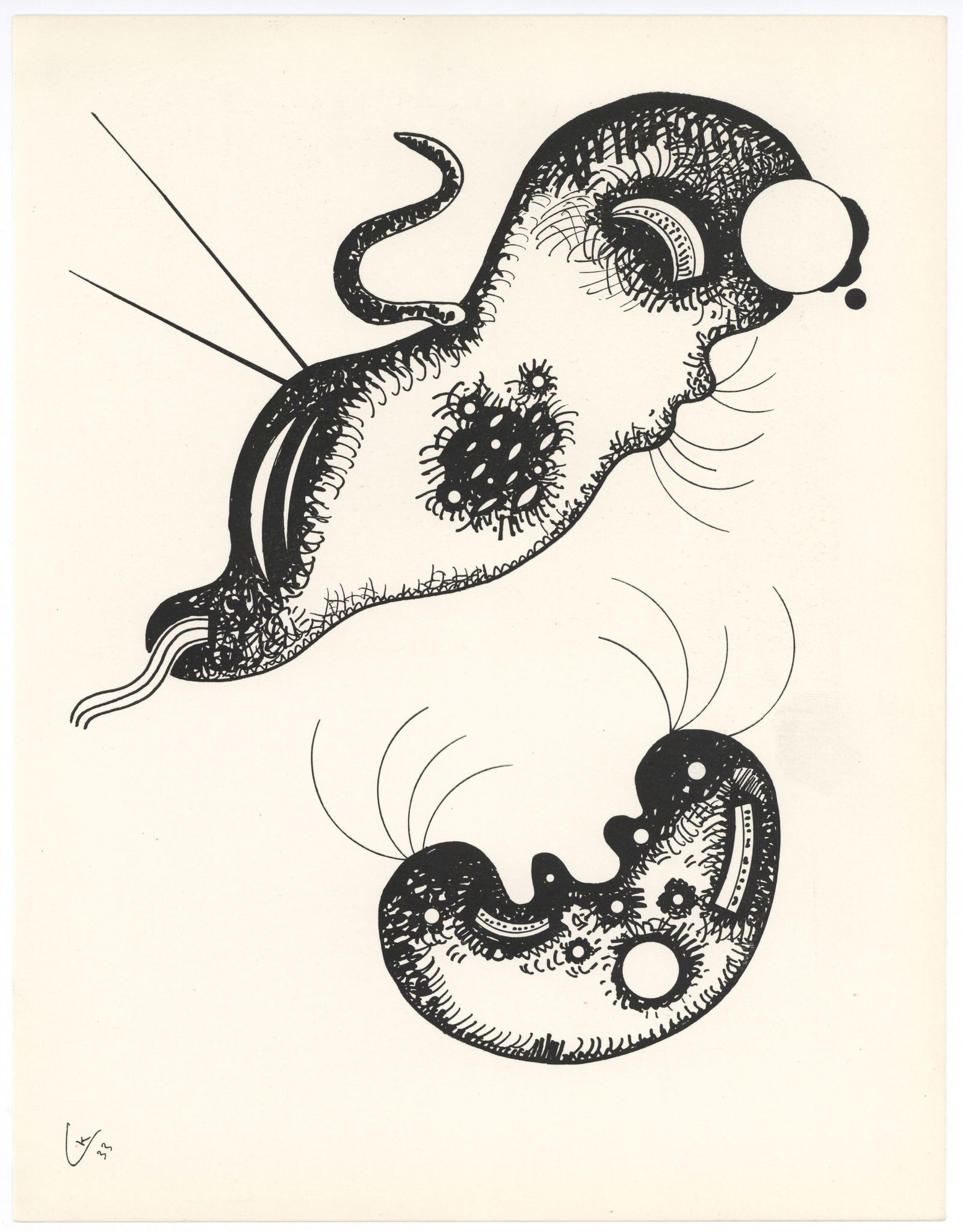 Kandinsky Lithograph 1 XXe Siele 1957* (1 of 2)