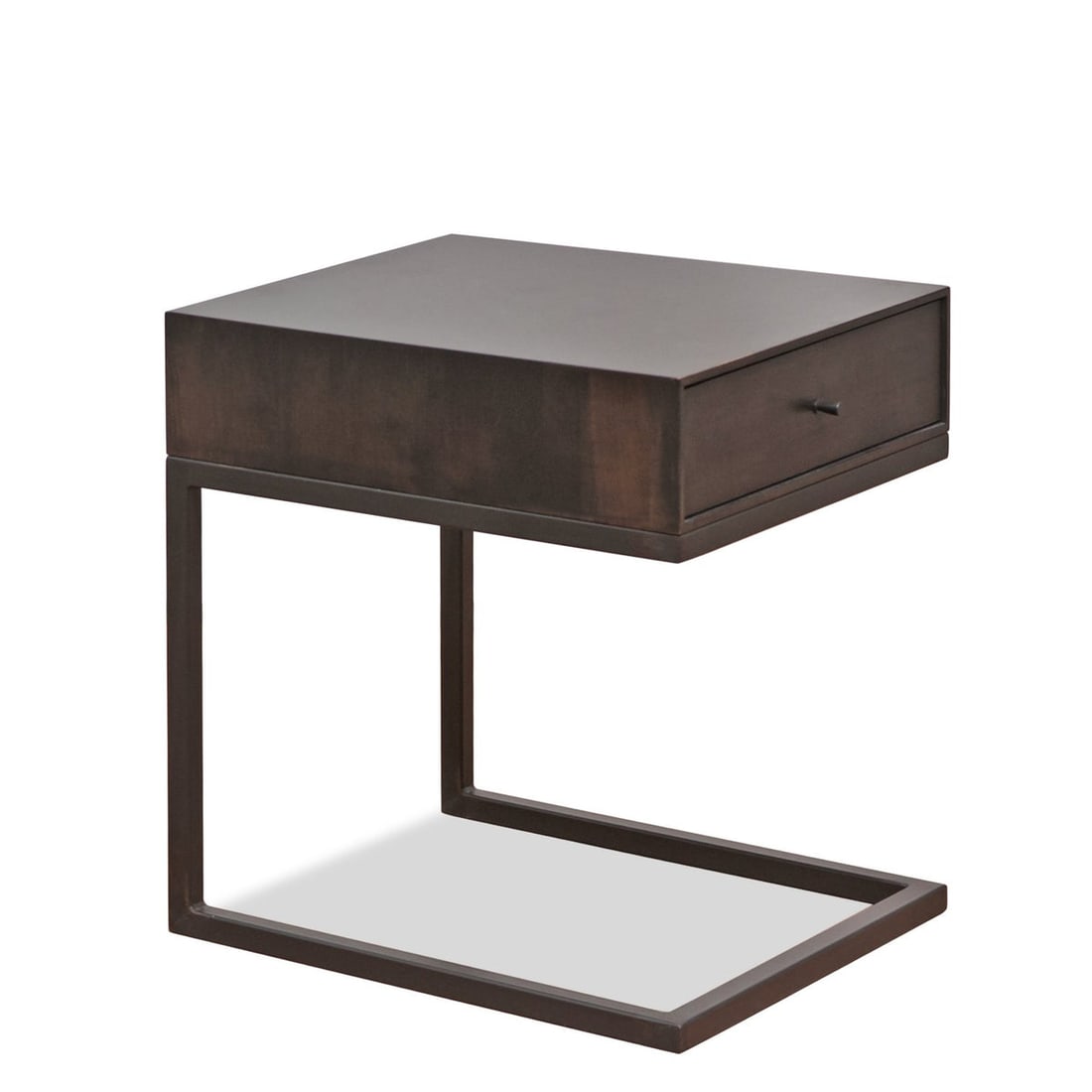 Hudson One Drawer C-Table Nightstand from Room & Board: Title: Hudson One Drawer C-Table Nightstand from Room & Board Description: The Hudson One-Drawer C-Table Nightstand brings minimalist elegance and clever function to any bedroom or living space. Handc